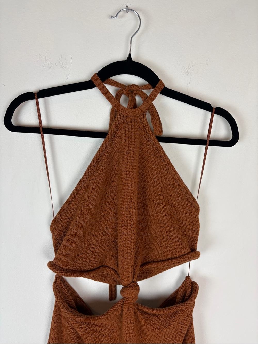 Cult Gaia Cameron midi dress Knit Cutout Size L - Picture 6 of 12